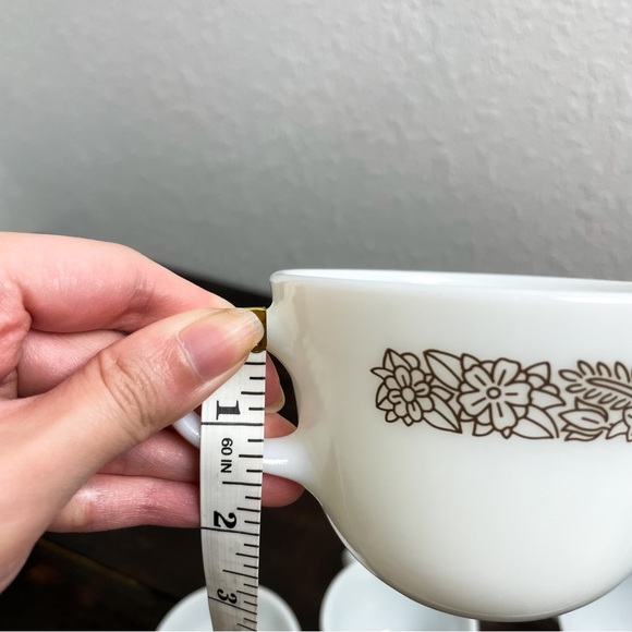 Pyrex Set of 4 Coffee Tea Mugs Cups - Picture 12 of 12